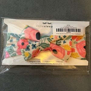 Little Sleepies "Secret Garden" luxe bow headband